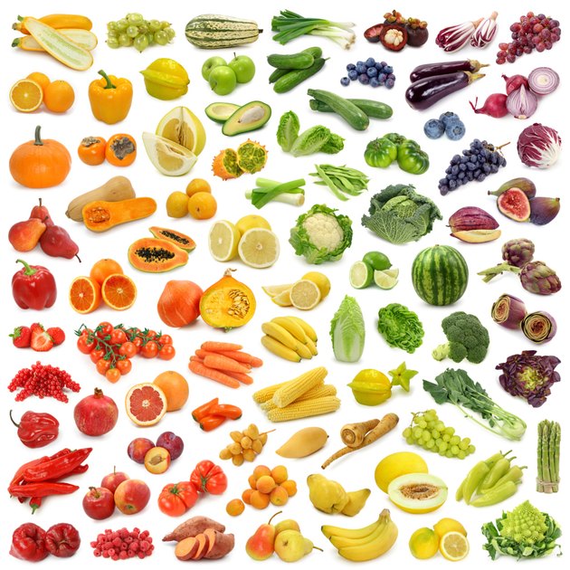 Collection of fruits and vegetables