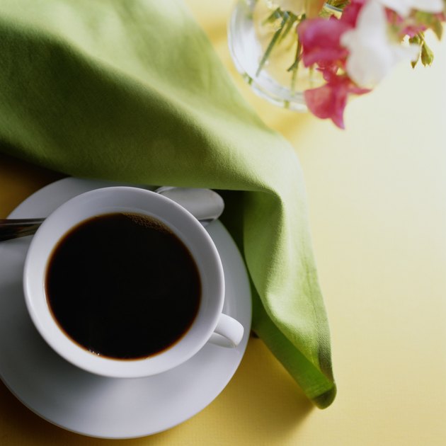 Above View of Cup of Coffee