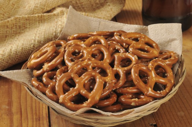 Salted pretzels