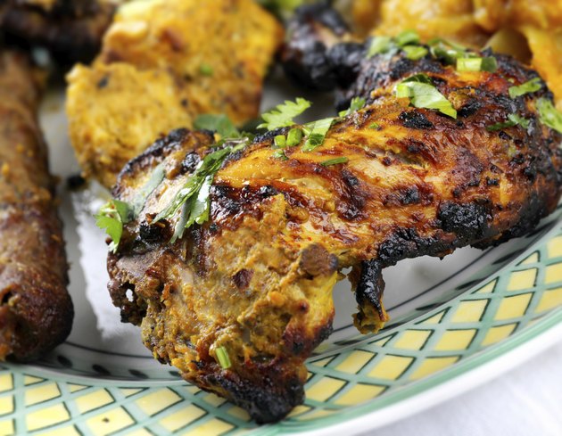 Tandoori Chicken and meats