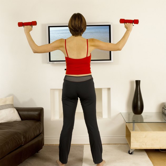 Woman working out