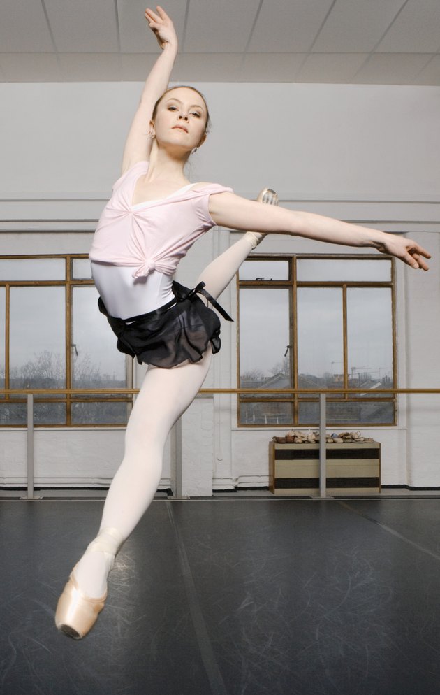 Leaping ballerina