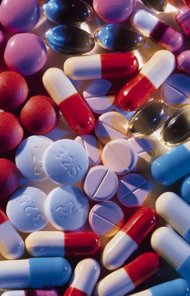 Assorted pills