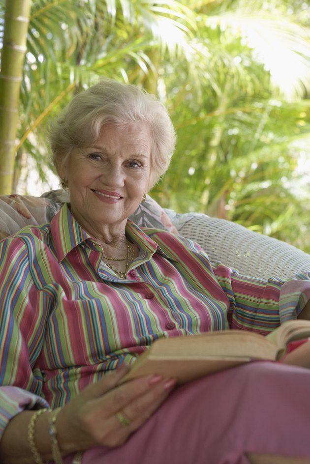 Portrait of a senior woman smiling