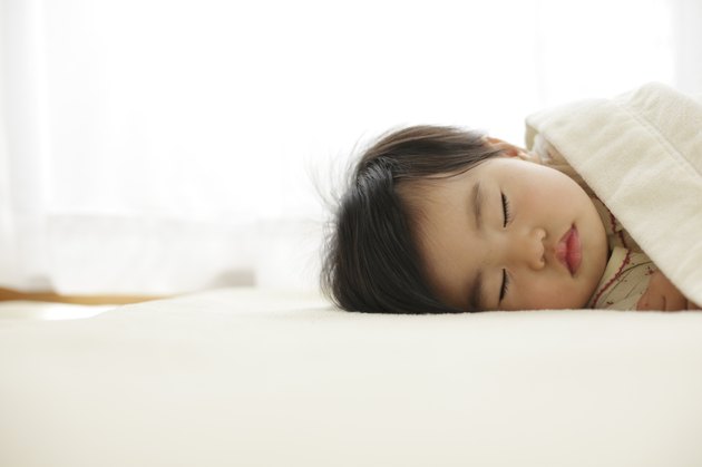 Baby taking a nap