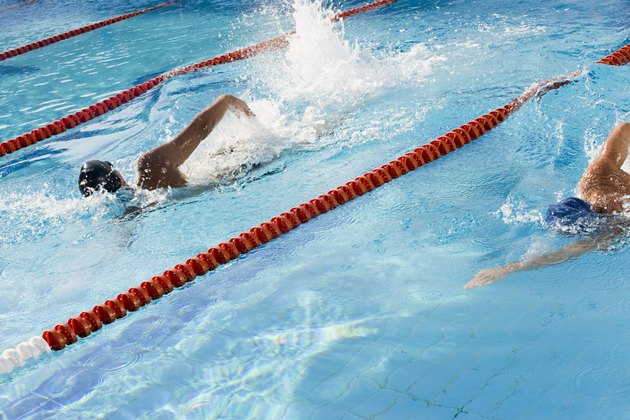 Swimming race
