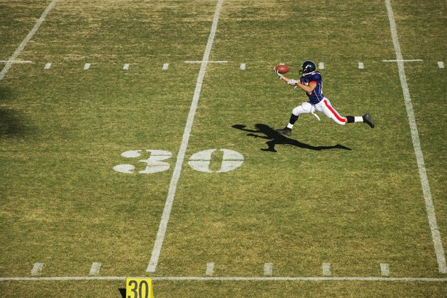Receiver Catching Pass