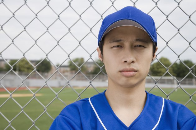 Serious baseball player