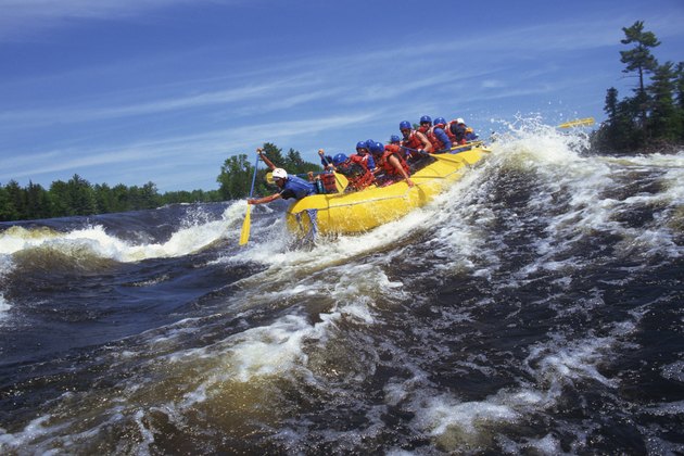 Whitewater rafting