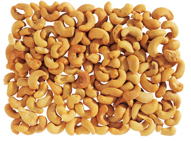an array of cashew nuts