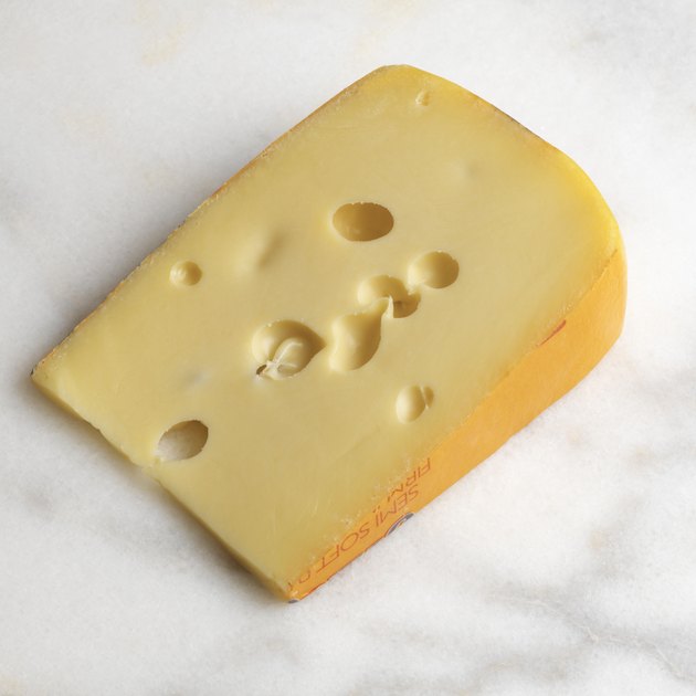 Wedge of Swiss cheese