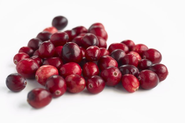 Cranberries, close up