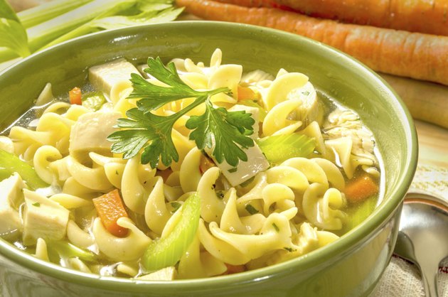 bowl of chicken soup