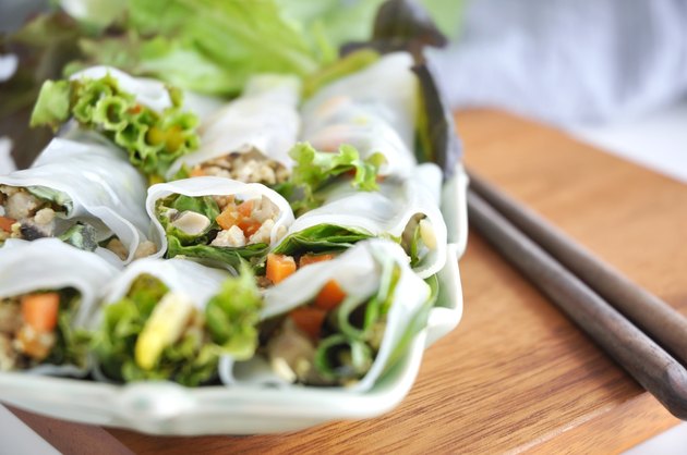 Vegetable and Pork Rolls