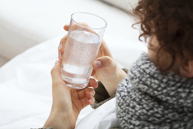Soluble tablet as a cure