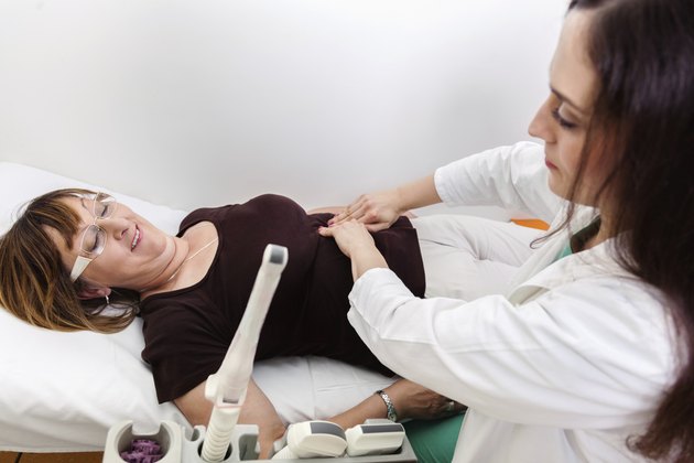 Mature Woman At Gynecologist