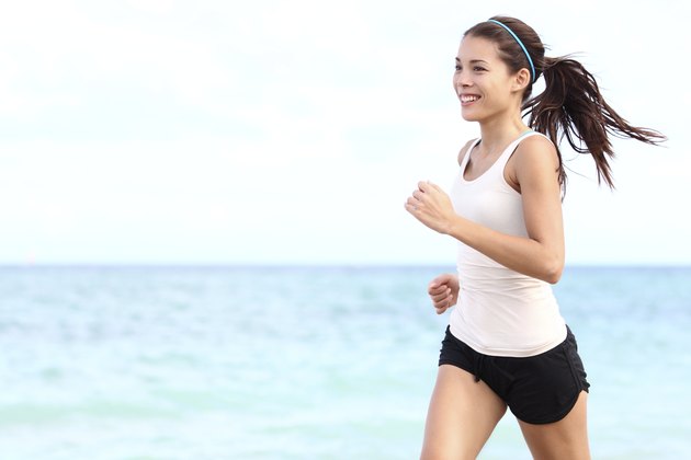 Running woman