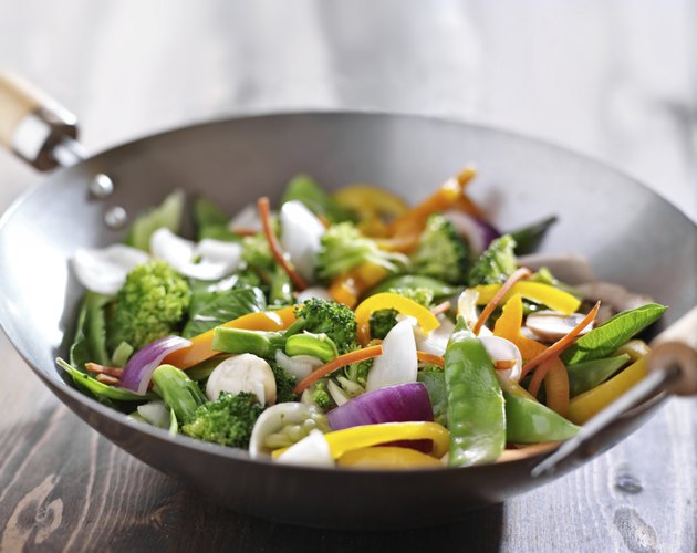 vegetarian wok stir fry
