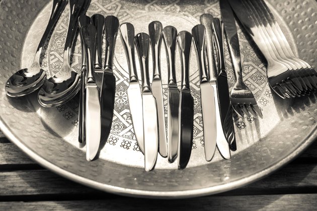 cutlery, silver
