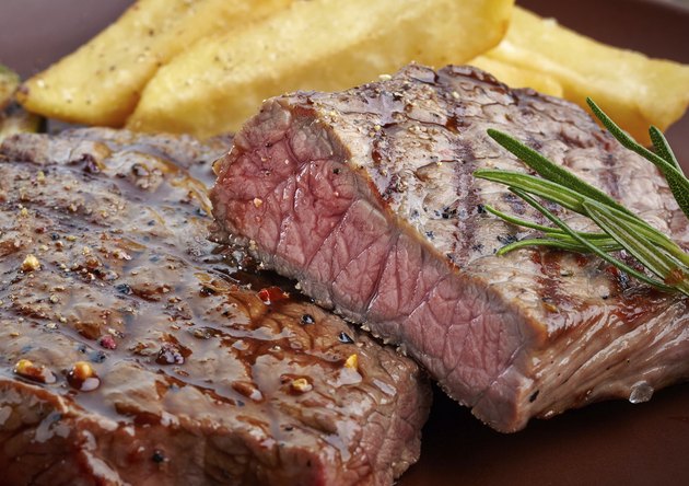 grilled beef steak
