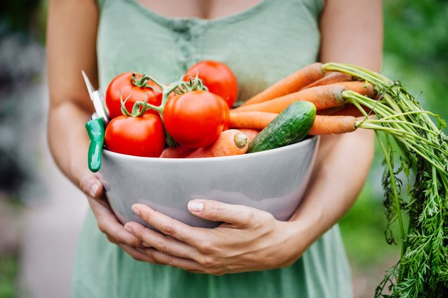 Woman With Fresh Harvest