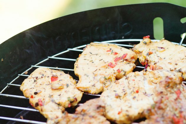 Grilling Chicken