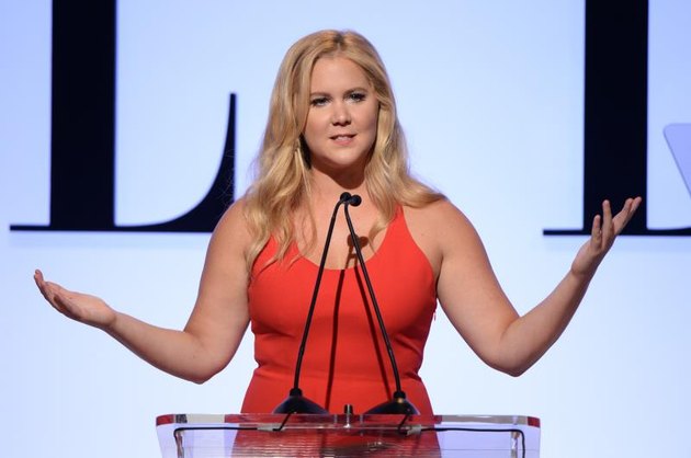 LOS ANGELES, CA - OCTOBER 19: Honoree Amy Schumer speaks onstage during the 22nd Annual ELLE Women in Hollywood Awards presented by Calvin Klein Collection, L’Oréal Paris and David Yurman at the Four Seasons Los Angeles at Beverly Hills on October 19, 2015, in Beverly Hills, California. (Photo by Michael Kovac/Getty Images)