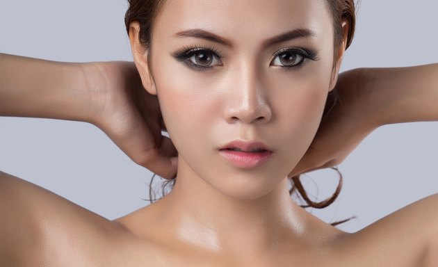Beautiful Face of Young Woman