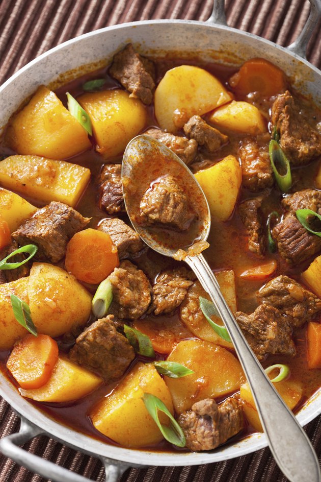 beef stew with potato and carrot