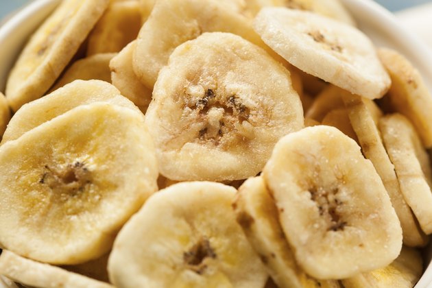 Homemade Dehydrated Banana Chips