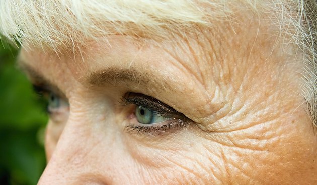Eyes of old woman
