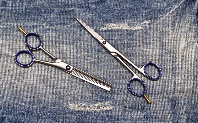 Scissors on the Jeans