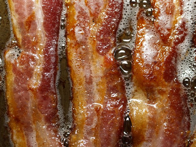 Bacon frying