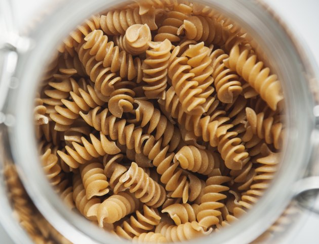 Uncooked Rotini Pasta