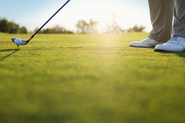 Golfer Preparing to Swing