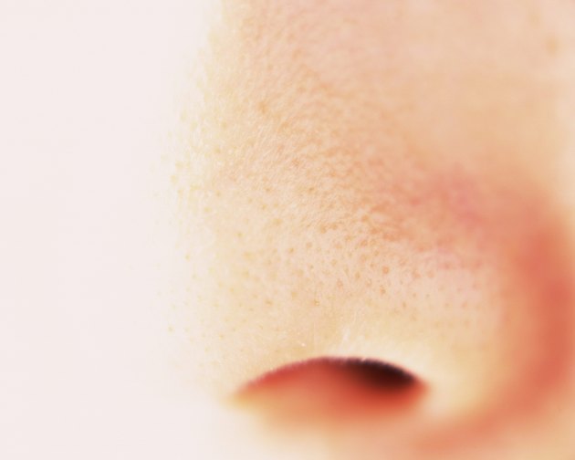 Closed Up Image of a Woman Nose, Differential Focus