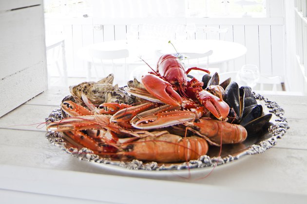 Seafood plate