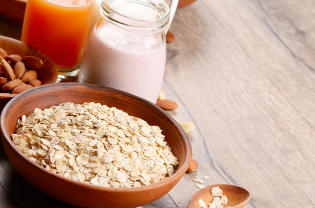 Oats on the table