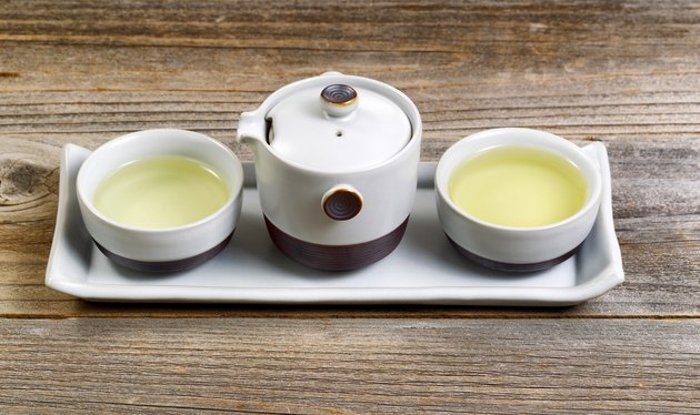 Time to relax with green tea