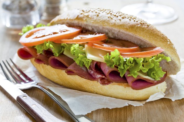 Tasty Mortadella Sandwich