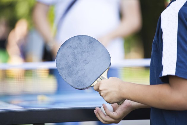 teenager plays Ping-Pong