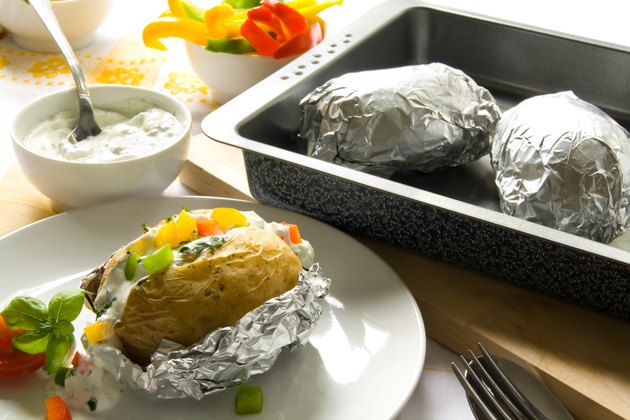 Baked potatoes
