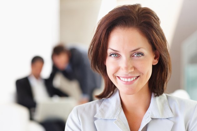 Portrait of a businesswoman smiling