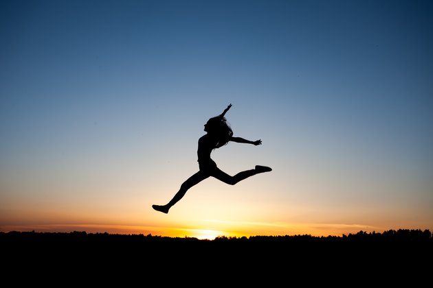 silhouette of female