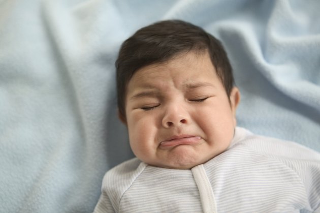 Baby boy crying
