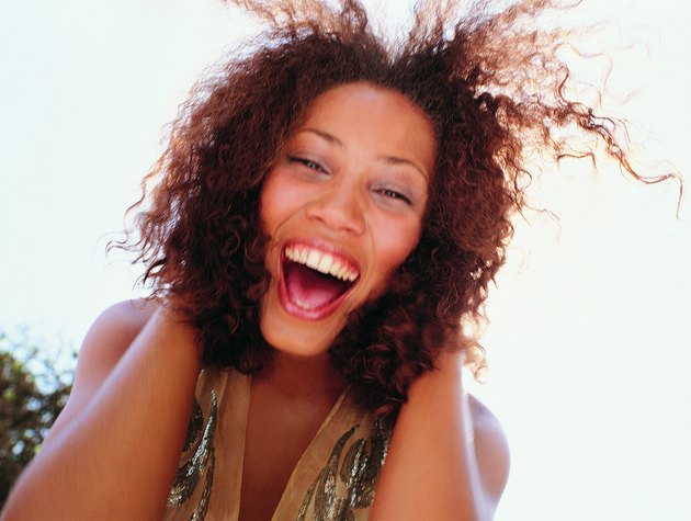 Portrait of a Laughing African-American Woman