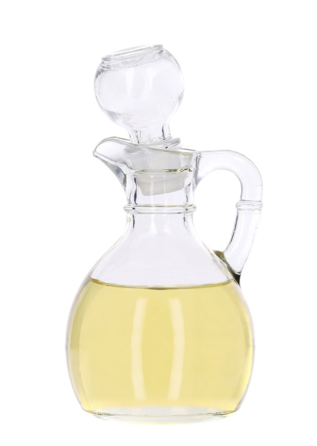 Vinegar in glass carafe