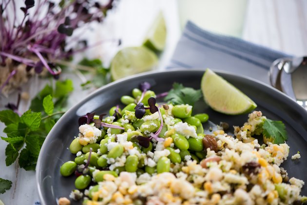 Wholefood vegetarian salad