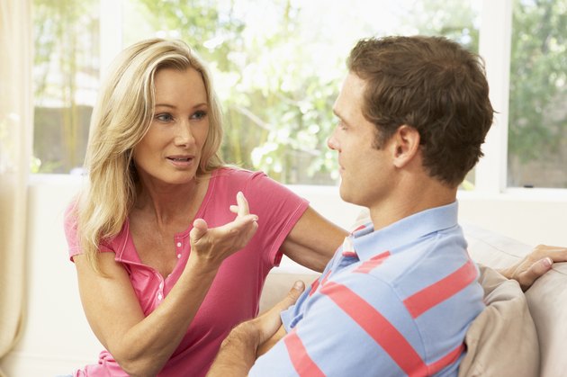Couple Having Arguement At Home