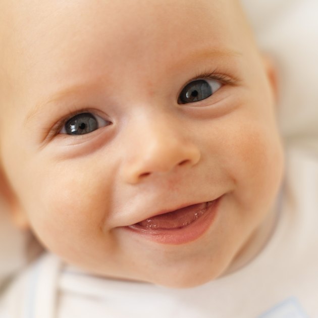 close up elevated portrait of a baby (6-12 months)